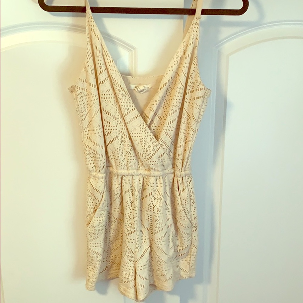 Forever 21 crotchet romper